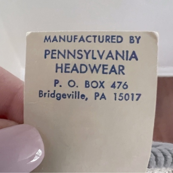 Vintage Grey Corduroy NEC New England College SnapBack Hat - Picture 8 of 10